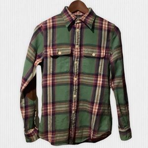 Polo Ralph Lauren Plaid Cotton Flannel Shirt XS